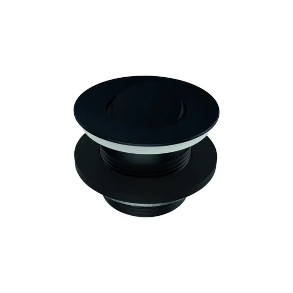 Cut out image of the Victoria + Albert Kit 12 Matt Black Universal Bath Waste